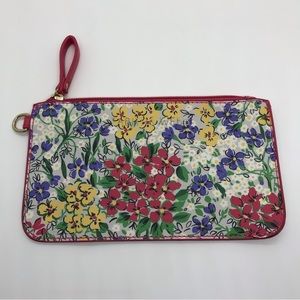 Tabitha Webb Pink Floral Vinyl Small Wallet Purse